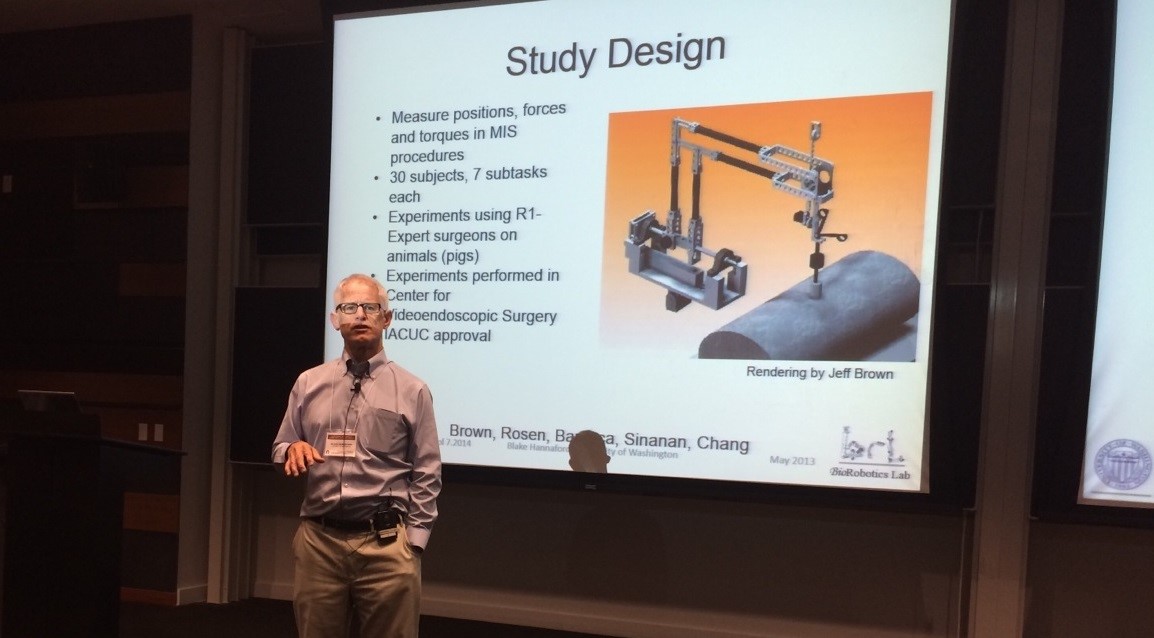 On the third day of the summer school Professor Blake Hannaford gave a lecture on “Analysis and Control Architecture for Semiautonomous Robotic Surgery.”